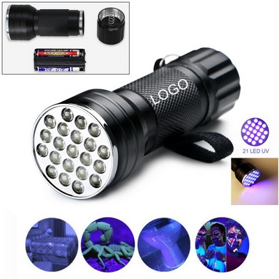 21 LED UV Flashlight