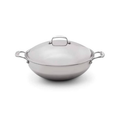 Heritage Steel 13.5" Wok W Lid