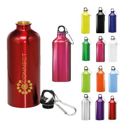 20 Oz. Aluminum Sports Bottle w/Carabiner