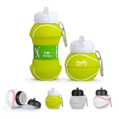 Custom Collapsible Silicone Water Bottle