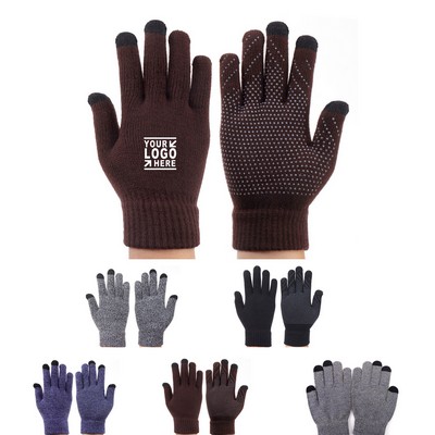 Winter Warm Knitted Touch Screen Gloves