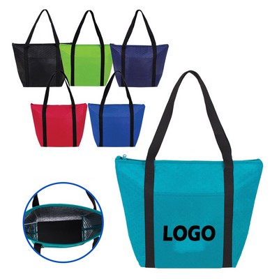 Zipper Cooler Tote