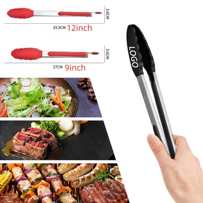 Premium Stainless Steel Locking Kitchen Tongs