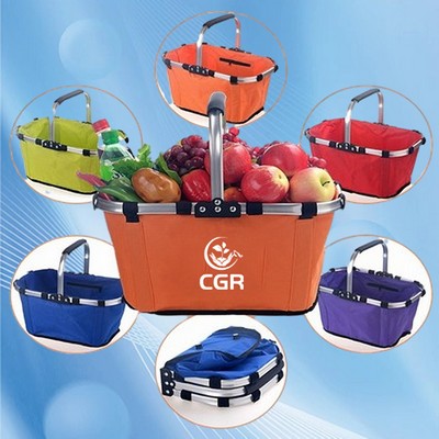 Compact Picnic Market Tote Basket