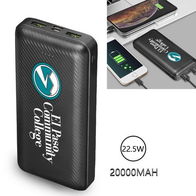 O'Neill 22.5W 20000mAh Power Bank