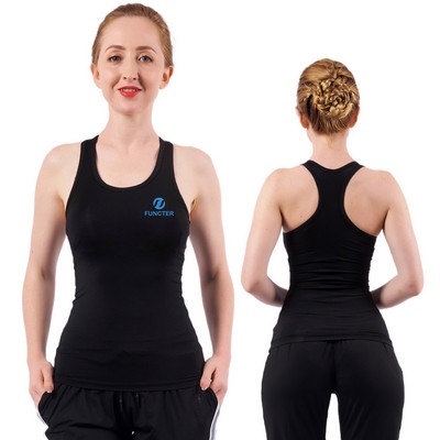 Women's Yoga Sports Bra Strappy Bralette Bra Running Vest Athletic Shirt