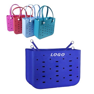 EVA Waterproof Beach Tote Bag with Holes