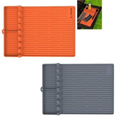 Silicone Grill Side Shelf Mat