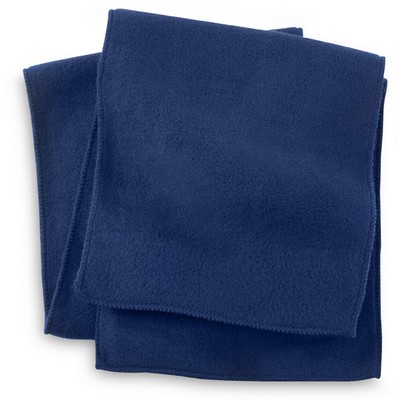 Navy Blue Fleece Neck Scarf