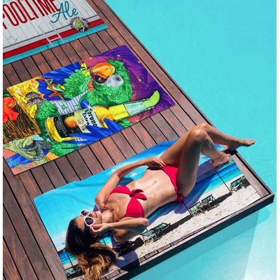 Custom Fiber-Reactive Beach Towel (30" x 60" - 9.0 # per dozen weight)