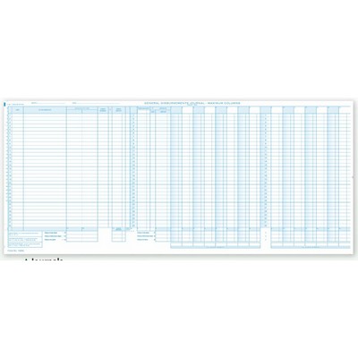 One-Write® Payroll Sales/Cash Receipt Journal