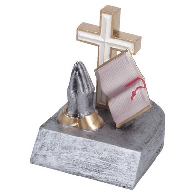 4" Religion Color Tek Resin Trophy