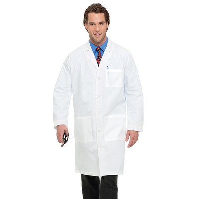 Landau® Men's Full-Length Lab Coat w/3-Pockets