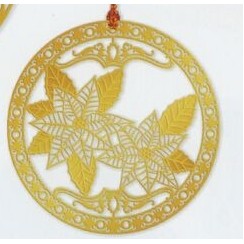 Etched Brass Ornament