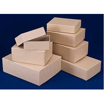 Light Brown Kraft Set-Up Postal Mailer Box (4 5/8"x3 1/8"x1 3/4")