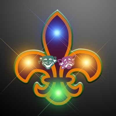 Fleur De Lis Body Light Pin - Domestic Imprint