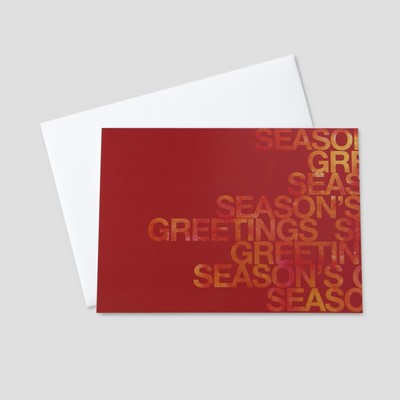 Scarlet Affection Holiday Greeting Card