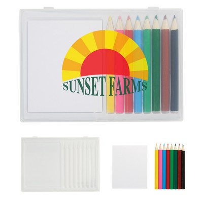 8-piece Colored Pencil Art Set In Case