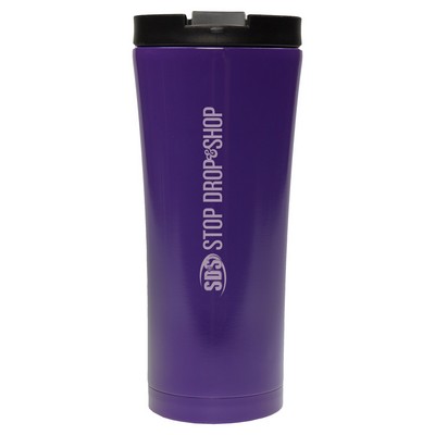 Purple Java - 16 Oz. Stainless Steel Tumbler