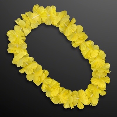 Yellow Flower Lei Necklace (Non-Light Up) - BLANK