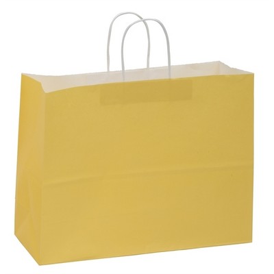 Paper Shopping Bags, Matte Tint On White Kraft, Hot Stamped - Vogue 16" x 6" x 12"