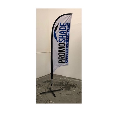 11ft Tall Feather Flag - Full Color Single Sided Imprint