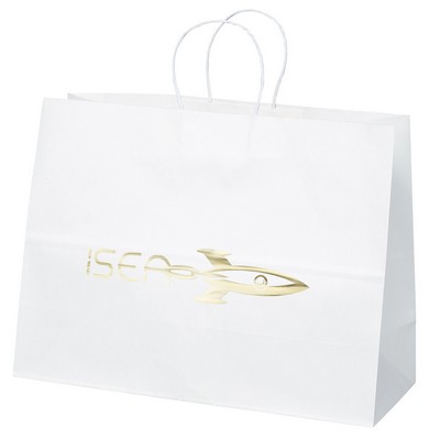 Vogue - White Kraft Shopper - Foil Print