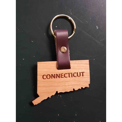 2" - Connecticut Hardwood Keychains