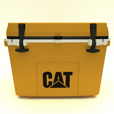 Caterpillar 27 Quart Cooler: Custom molded Logo