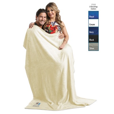 60" x 72" Ultra Soft Fleece Blanket (Embroidered)