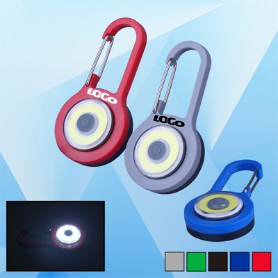 Lock Shaped COB Light w/Carabiner