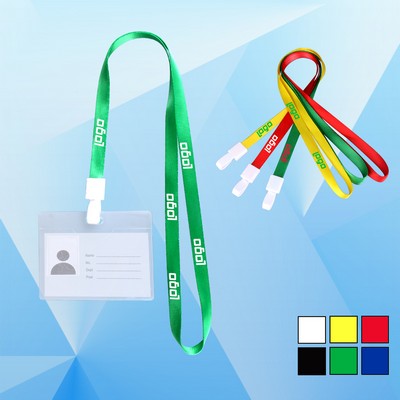 No-twist Lanyard Hook w/ ID Badge Holder