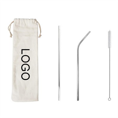 Stainless Steel Straw Set