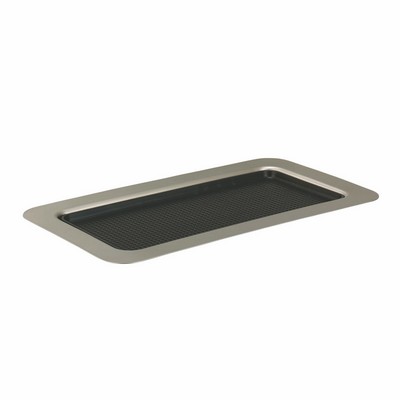 Rectangular Non-Slip Tray w/Removable Insert