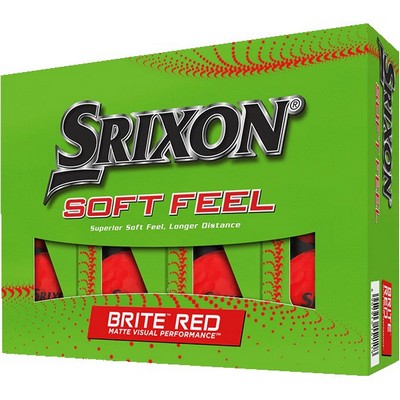 Srixon® Soft Feel Brite™ Golf Ball - Matte Red