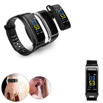 2-IN-1 Ear Bud With Fitness Tracker Bracelet