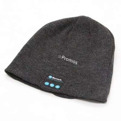 Knitted Beanie with Blue Tooth Earphone