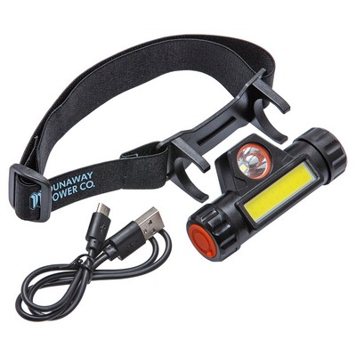 Nightline COB + LED Rechargeable Headlamp