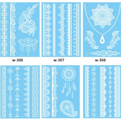 Custom Lace Temporary Tattoos