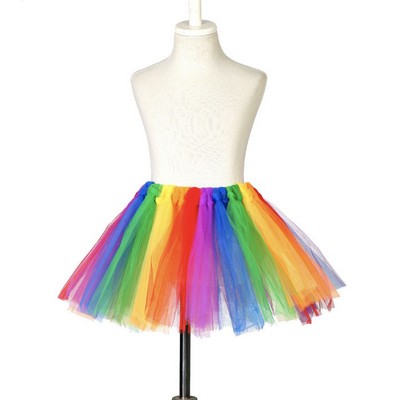 Rainbow Skirts Ballet Tutu Children Skirts