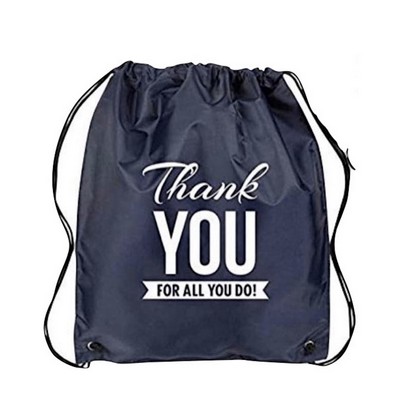 Thank You Drawstring Bag