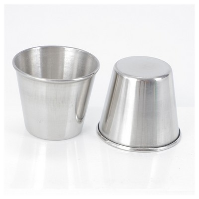 1.5 OZ Stainless Steel Small Wine Cup Metal Wine Cup Sauce Cup Butter Cup Condiment cup