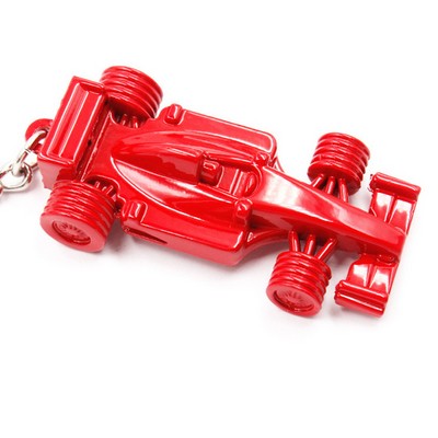 Red Formula Racing Car Keychain F1 Racing Car Key Tag