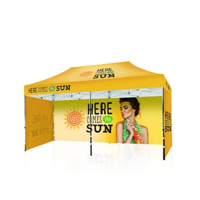 Premium 10x20 Tent w/ Backwall & Full Side Walls