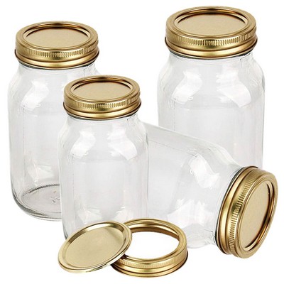 16 Oz. Glass Mason Jars