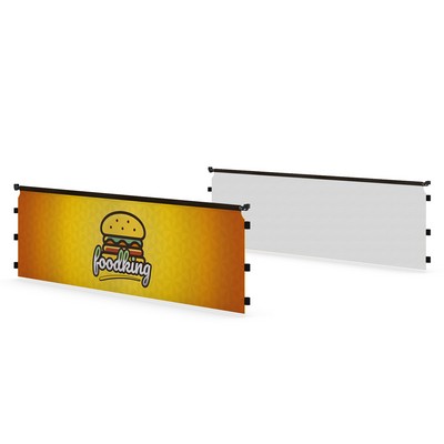 10x3 Custom Side Skirt - Single Sided, White Urethane GRAPHIC ONLY