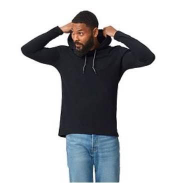 Gildan® Adult Long Sleeve Softstyle® Combed Ring-Spun Cotton Hooded Shirt