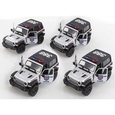 5" 2018 Jeep® Wrangler Rubicon Police Hard Top Die Cast