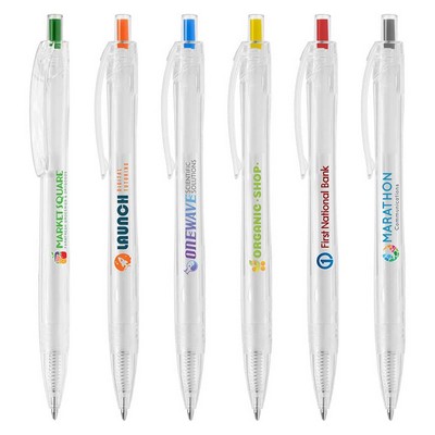 Aqua Clear - Eco Recycled PET Plastic Pen