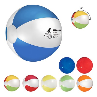 12" Inflatable Beach Ball